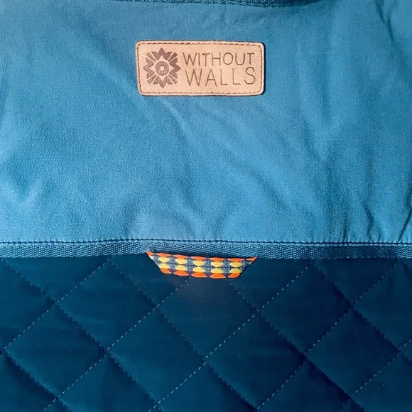 Urban Outfitters x Without Walls XS Blue Quilted Trail Jacket - Picture 10 of 11